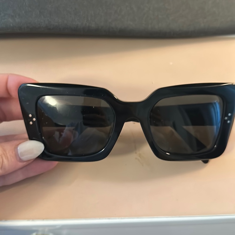 Celine Women's Square Sunglasses, 54mm- Black